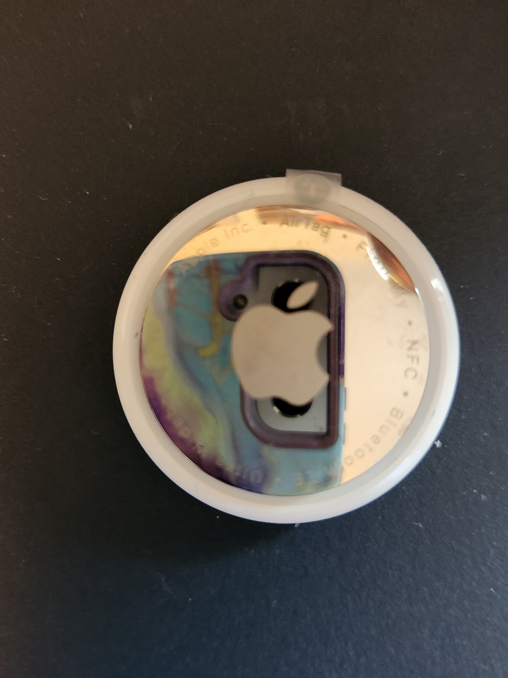 Apple AirTag with Leather Case/Fob